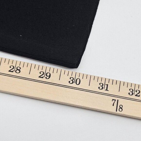 Misook Acrylic Knit Straight Leg Pants Black Women’s Size S High Rise Minimalist - Picture 8 of 9